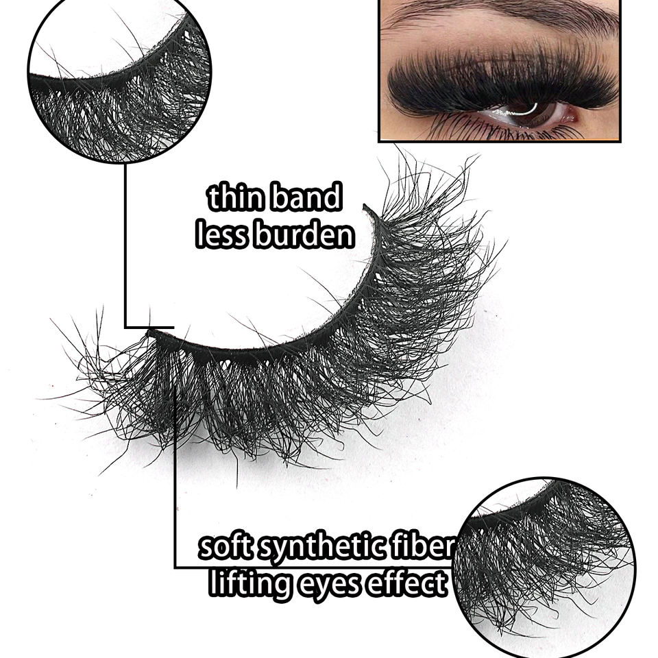 Ultra-fluffy dramatic lashes — 5 pairs · E14 · 12