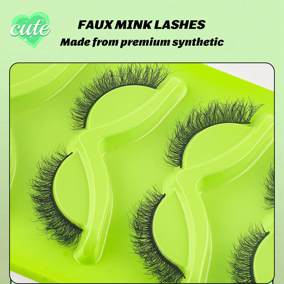 Elongated cat-eye lashes — 5 pairs · GP40 · 13