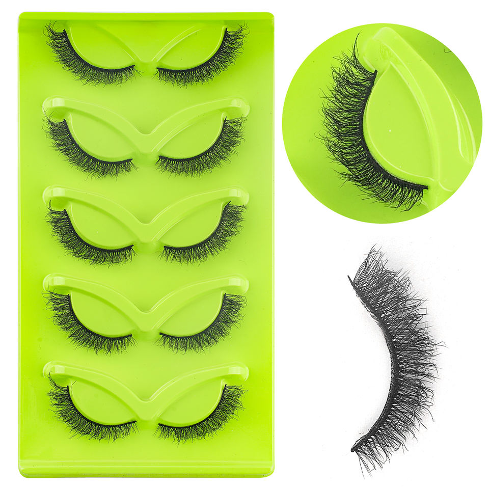 Elongated cat-eye lashes — 5 pairs · GP40 · 16