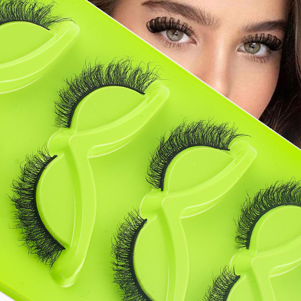 Elongated cat-eye lashes — 5 pairs · GP40 · 17