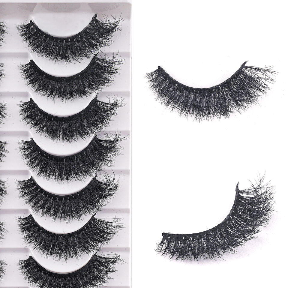 Dramatic 3D volume lashes — 10 pairs · LD28 · 13