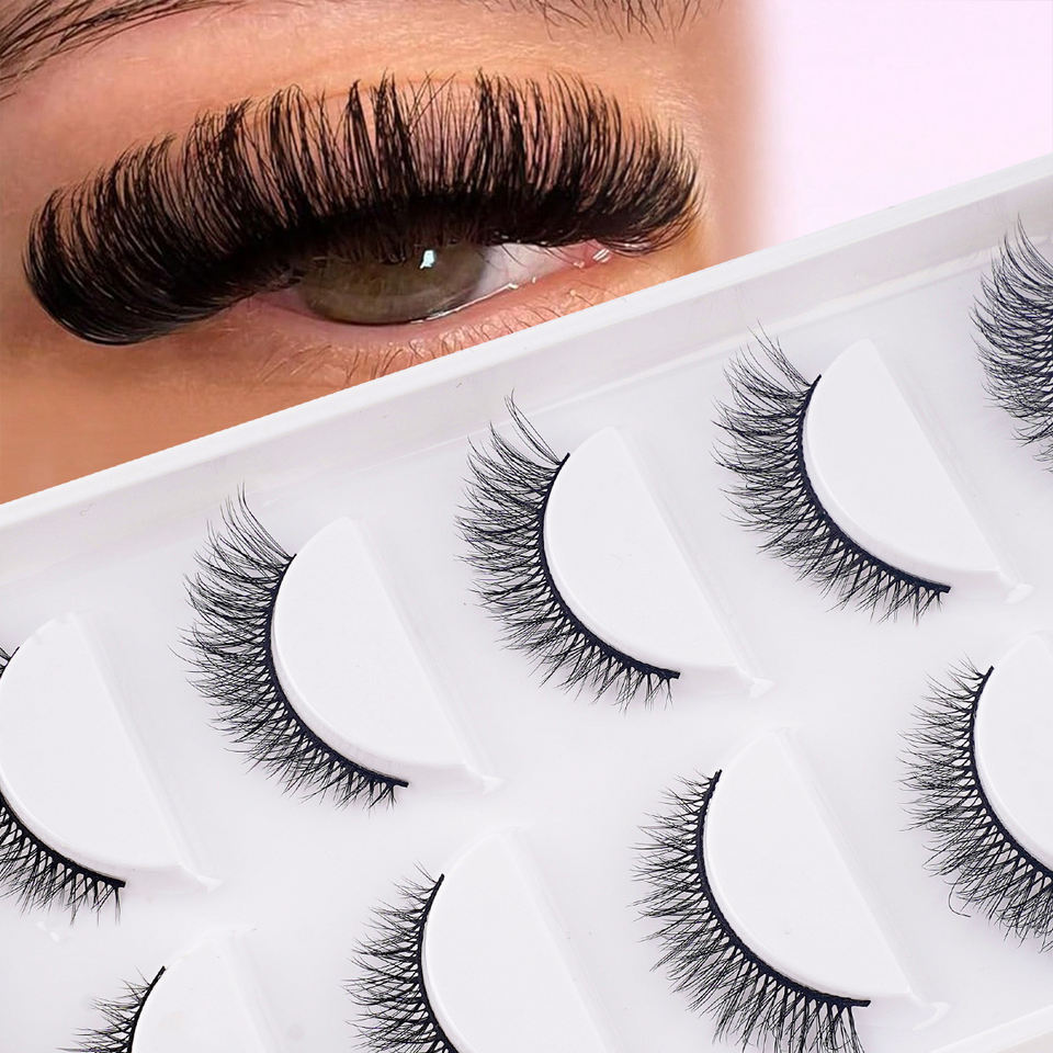 Natural ultra-thin band lashes — 5 pairs · MZ01 · 11