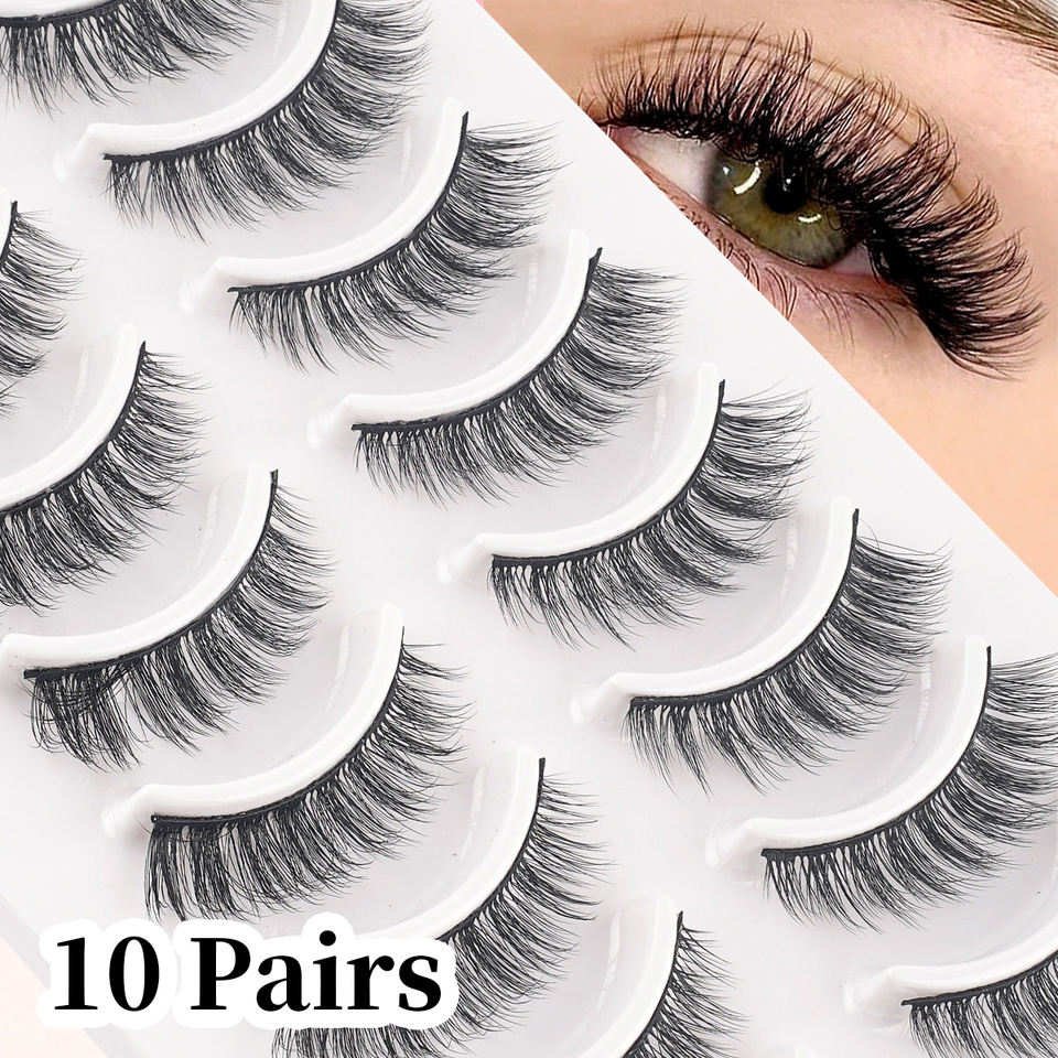 Versatile natural-volume lashes — 10 pairs · M04 · 13