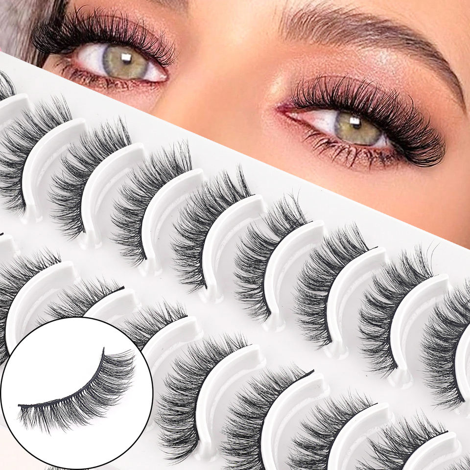 Versatile natural-volume lashes — 10 pairs · M04 · 14