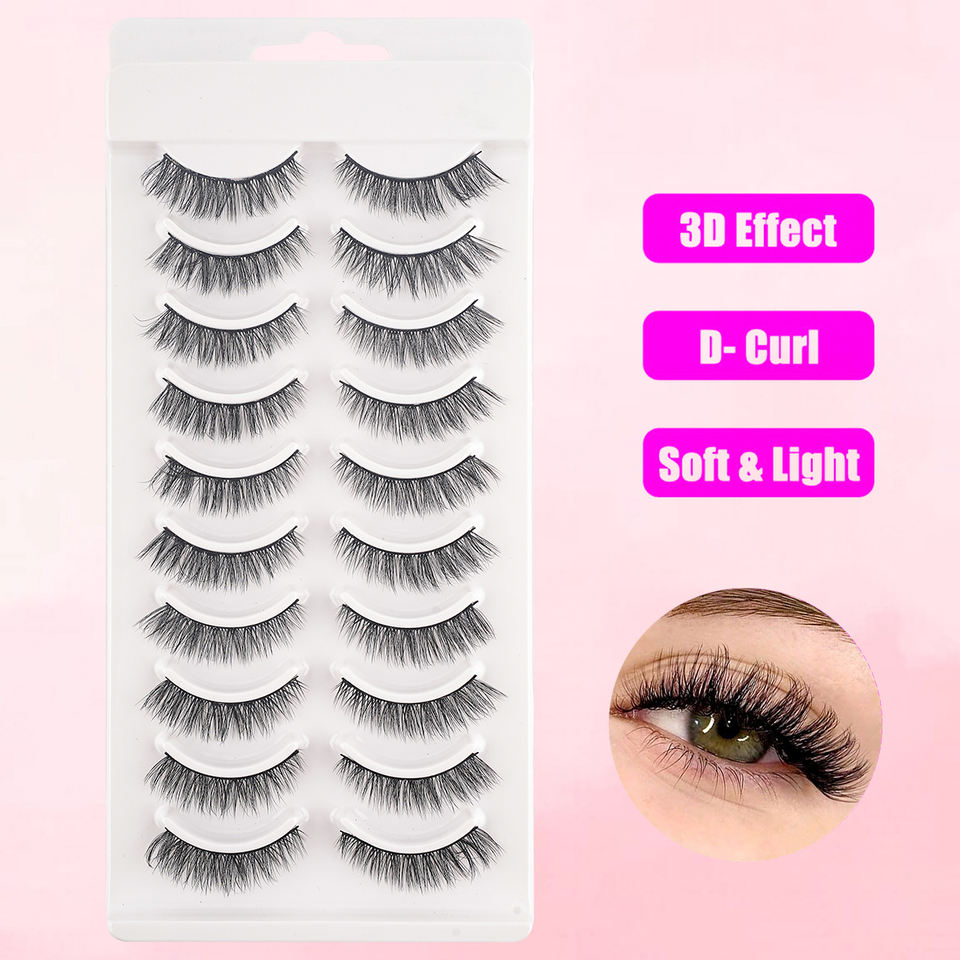 Versatile natural-volume lashes — 10 pairs · M04 · 15