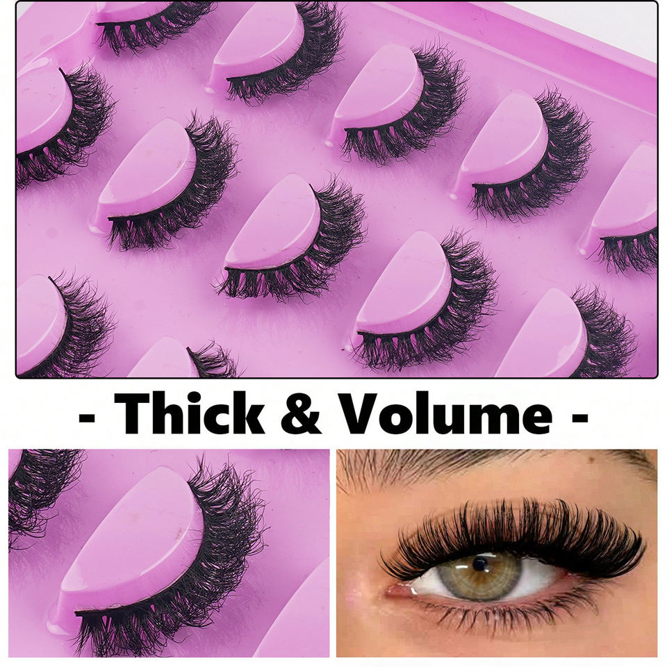 Layered mixed-volume lashes — 10 pairs · MIX02 · 11