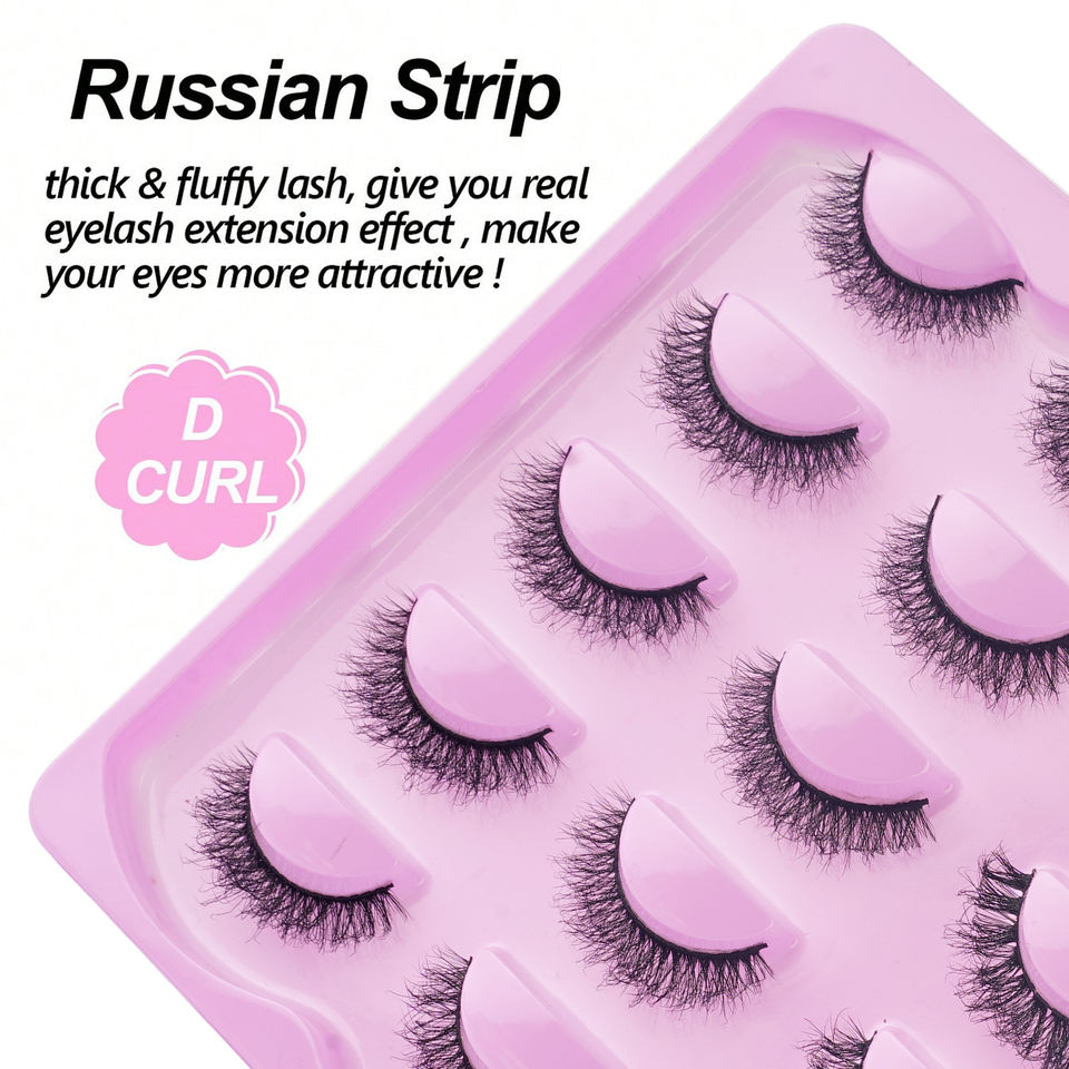 Layered mixed-volume lashes — 10 pairs · MIX02 · 12