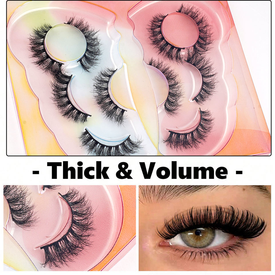 Mixed-style iridescent lashes — 5 pairs · MT06 · 11