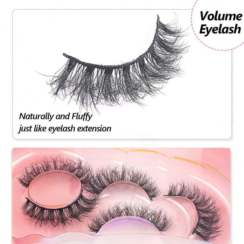 Mixed-style iridescent lashes — 5 pairs · MT06 · 13