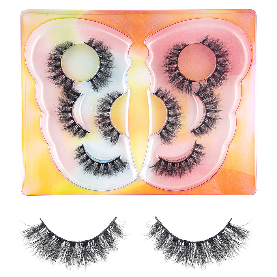 Mixed-style iridescent lashes — 5 pairs · MT06 · 14