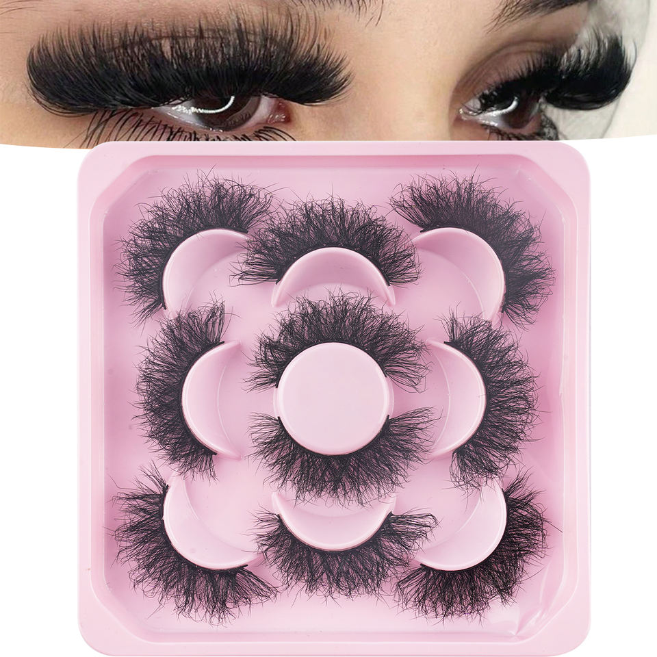 Ultra-fluffy dramatic lashes — 5 pairs · E14